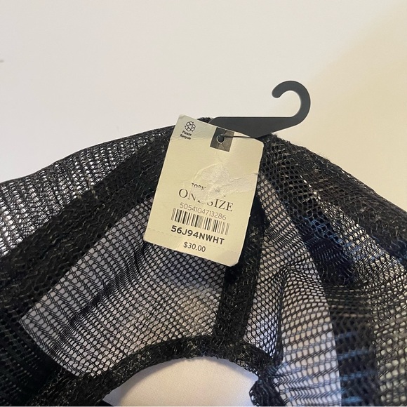 Topman Trucker Hat Mens One Size NWT Americana Adjustable Snap Close Embroidered - Picture 4 of 9